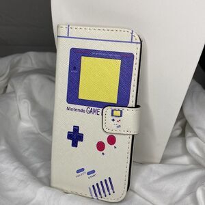 Vintage Nintendo Game Boy Phone Case S7 Edge Wallet w/ 2 Card Slots‎ Fun Cover